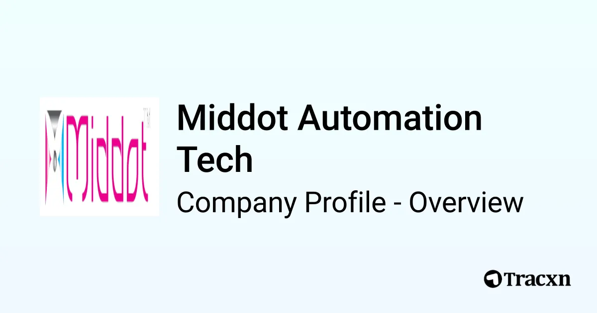 Middot Automation Tech - 2026 Company Profile & Competitors - Tracxn