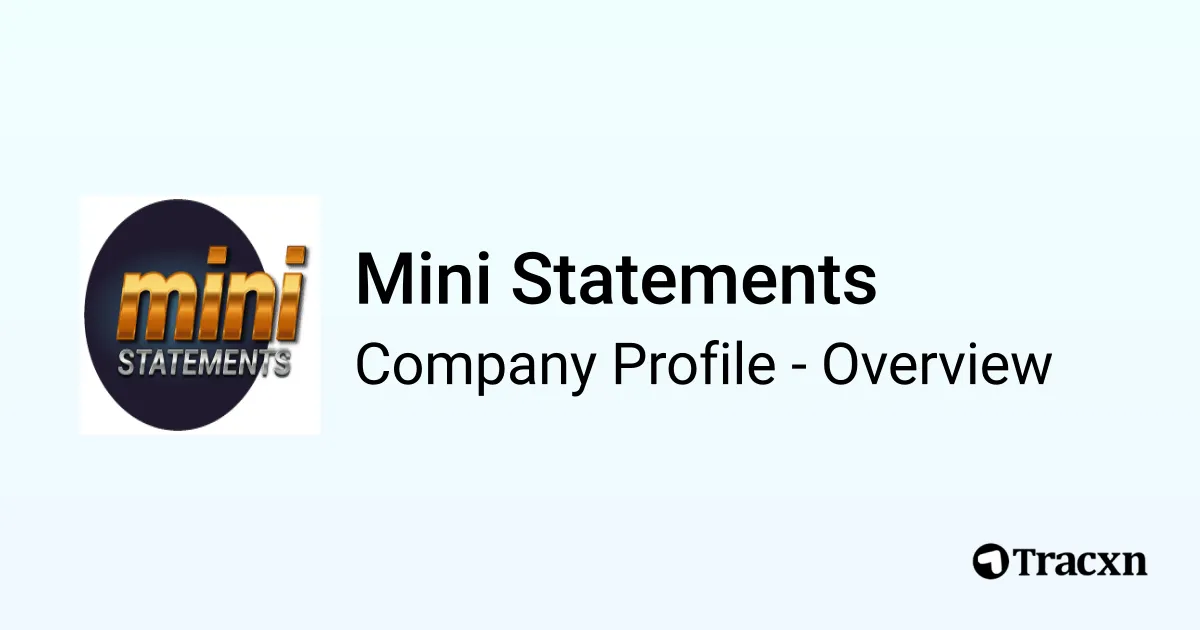 Cod Mini Statement Mini Statements - 2026 Company Profile & Competitors - Tracxn