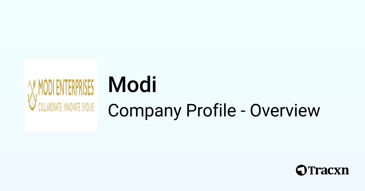 Modi Compoany Modi - 2025 Company Profile & Team - Tracxn