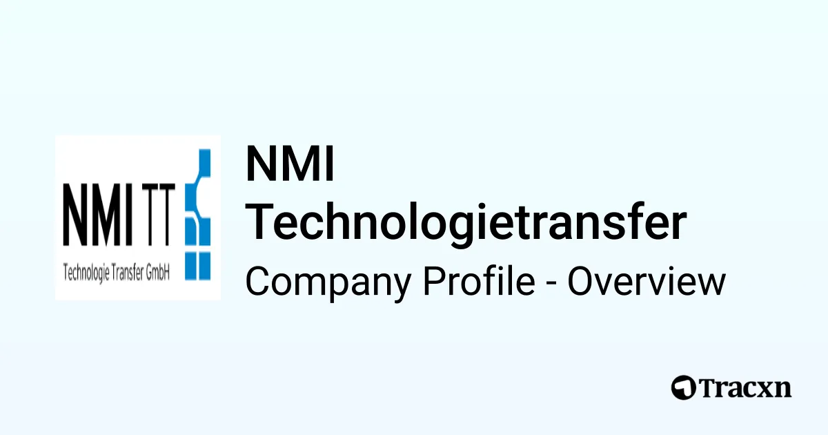 NMI Technologietransfer - 2026 Company Profile & Competitors - Tracxn
