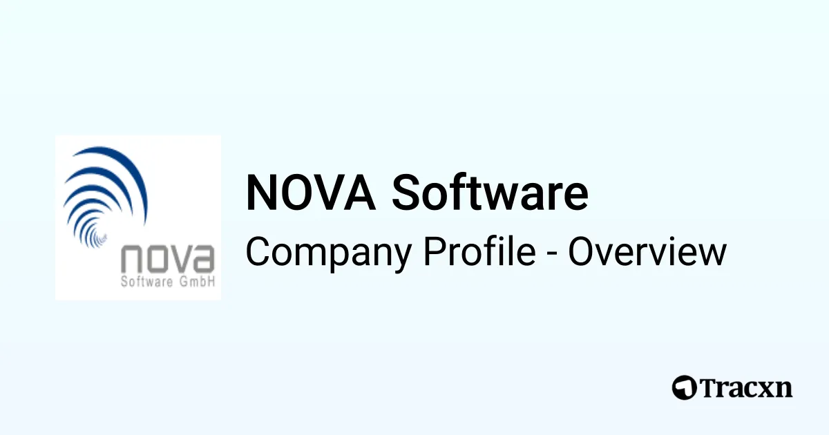 NOVA Software - 2026 Company Profile & Competitors - Tracxn