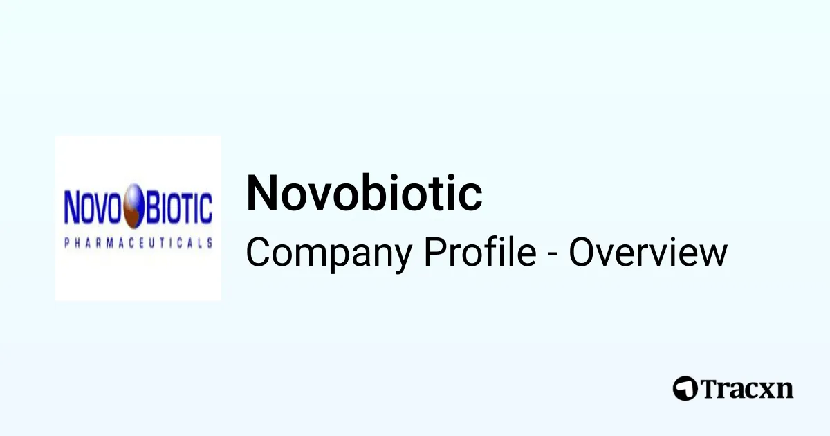 Novobiotic - 2025 Company Profile, Team, Funding & Competitors - Tracxn