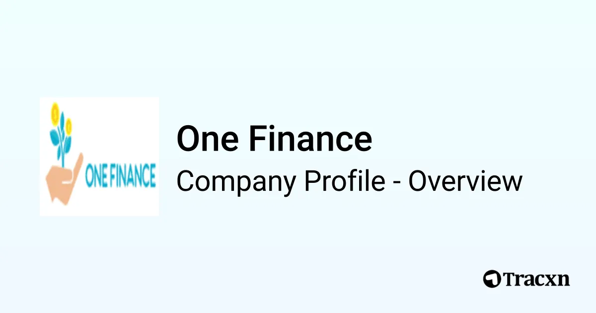 One Finance Check One Finance - 2026 Company Profile & Competitors - Tracxn