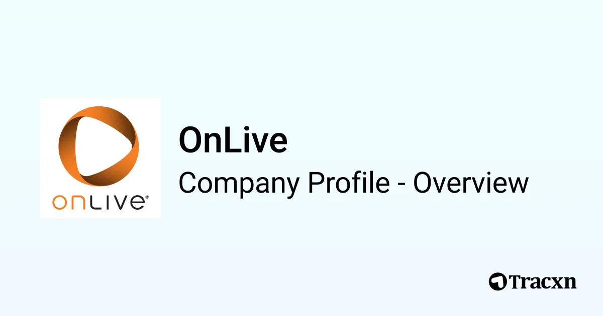 OnLive - 2025 Company Profile, Team, Funding & Competitors - Tracxn