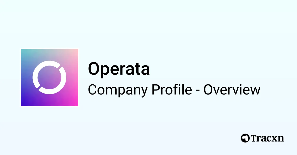 Operata Collector App Operata - 2026 Company Profile, Team, Funding & Competitors - Tracxn