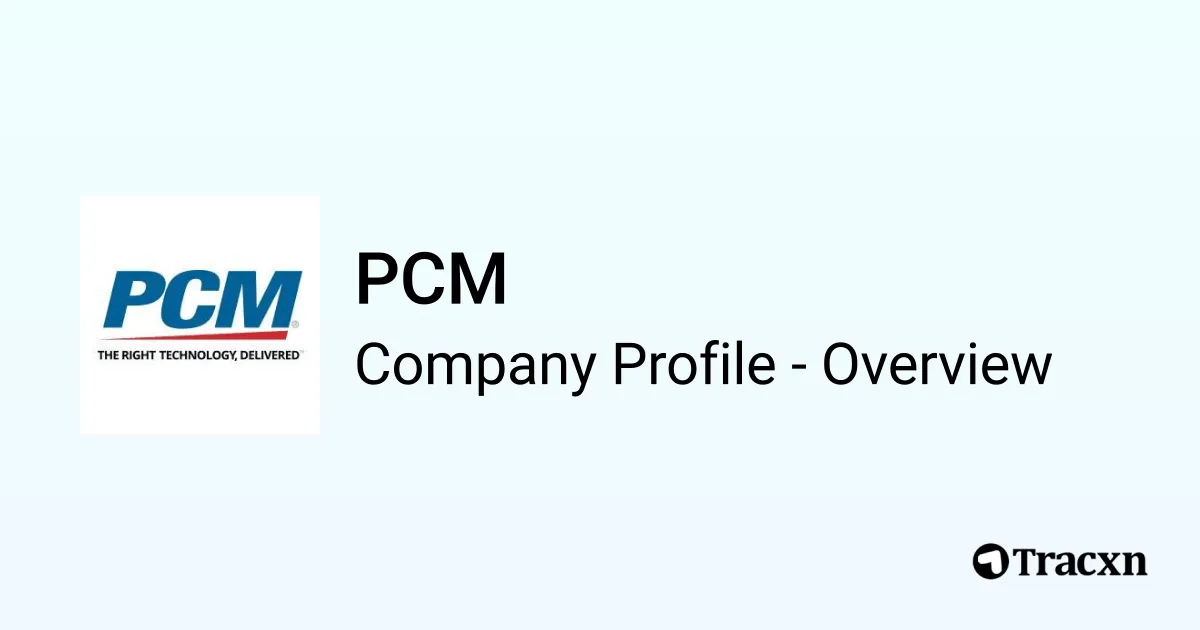 PCM - 2025 Company Profile, Team & Competitors - Tracxn