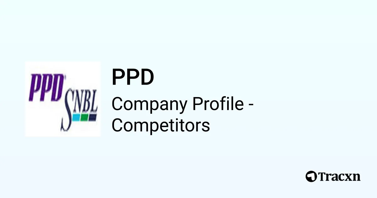 PPD - 178 Competitors and Alternatives - Tracxn