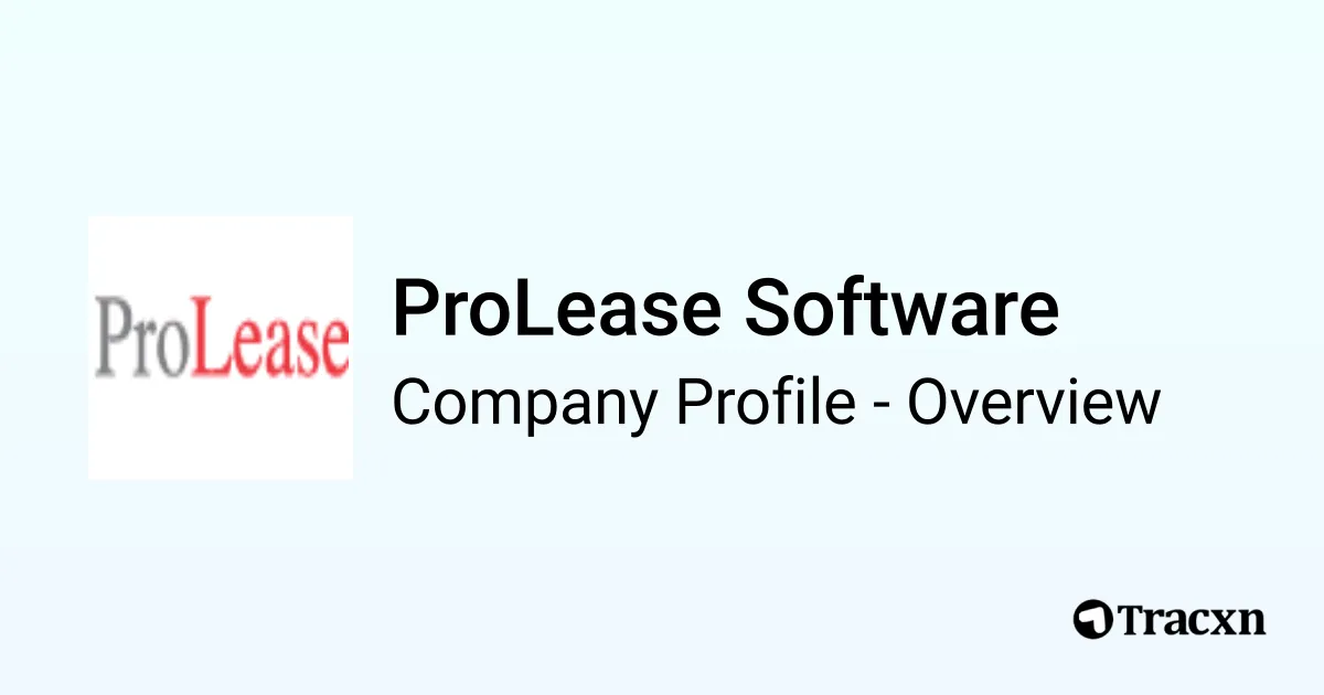ProLease Software - 2026 Company Profile, Team & Competitors - Tracxn
