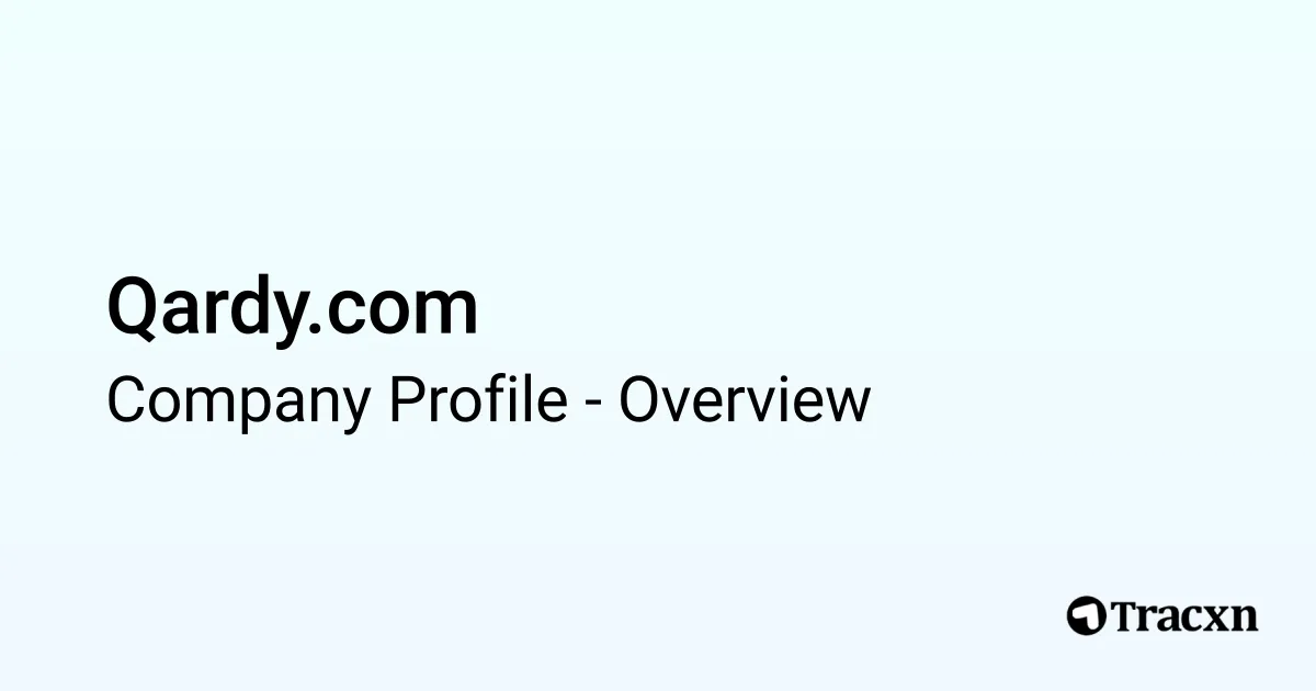 Qardy Qardy.com - 2026 Company Profile & Competitors - Tracxn