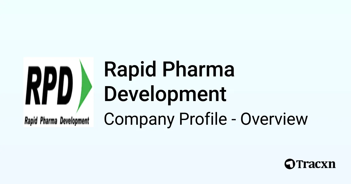 Rapid Pharma Development - 2026 Company Profile & Competitors - Tracxn