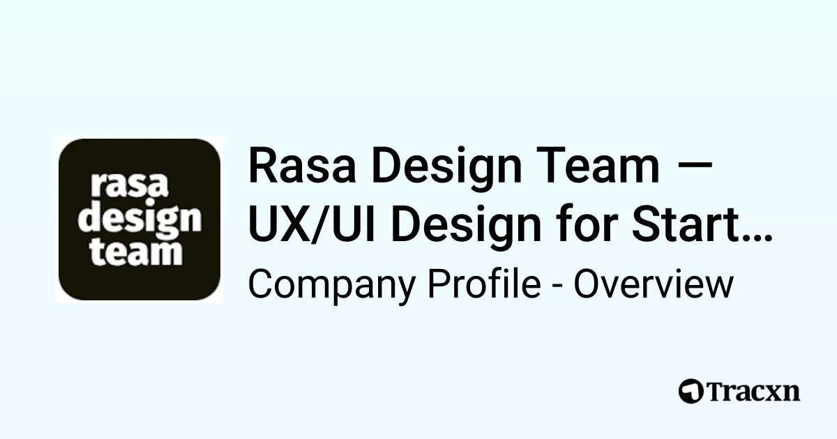Rasa Design Team — UX/UI Design for Startups and SaaS - 2025 Company ...