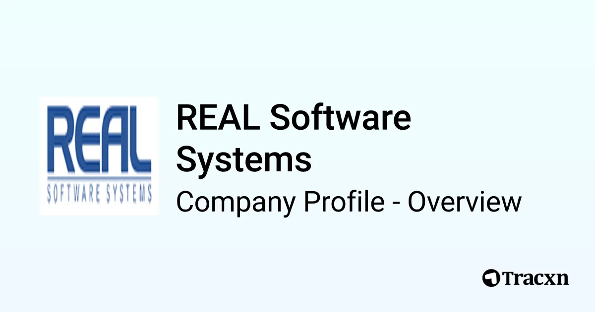 REAL Software Systems - 2026 Company Profile & Competitors - Tracxn