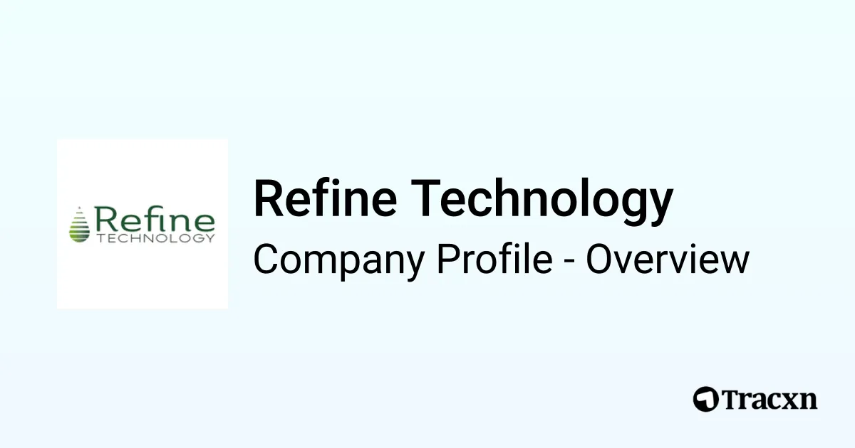 Refined Technology Refine Technology - 2025 Company Profile & Competitors - Tracxn
