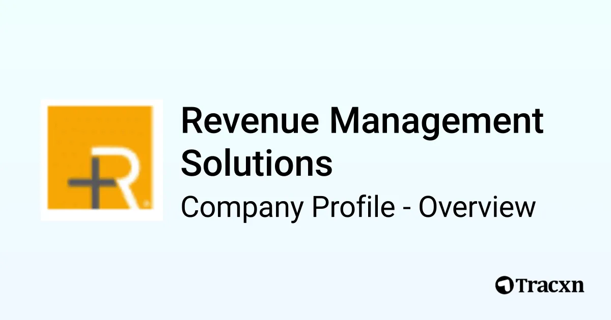 Revenue Management Solutions Rms Revenue Management Solutions - 2025 Company Profile & Competitors - Tracxn