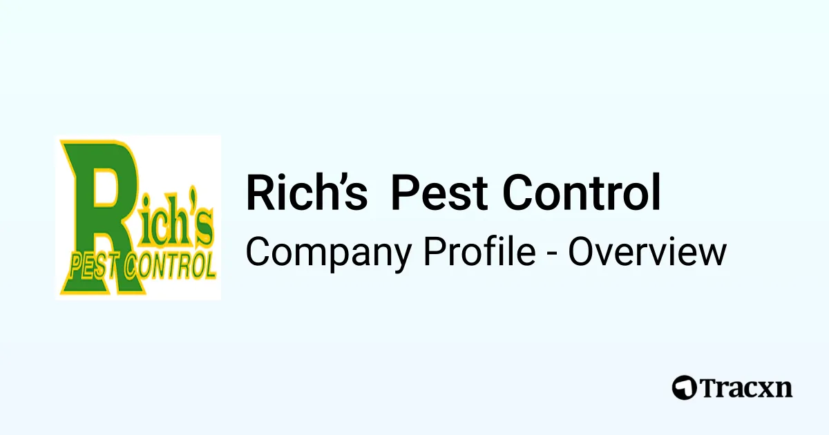Rich’s Pest Control - 2026 Company Profile & Competitors - Tracxn