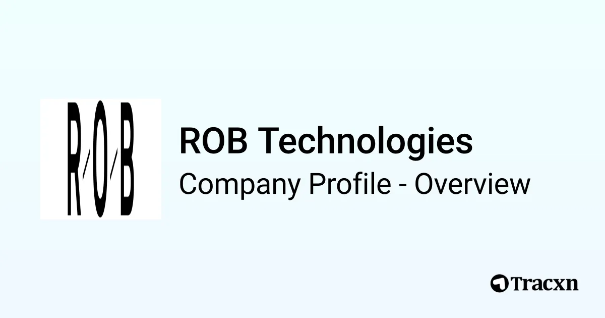 Rob Seo Model ROB Technologies - 2026 Company Profile, Team & Competitors - Tracxn