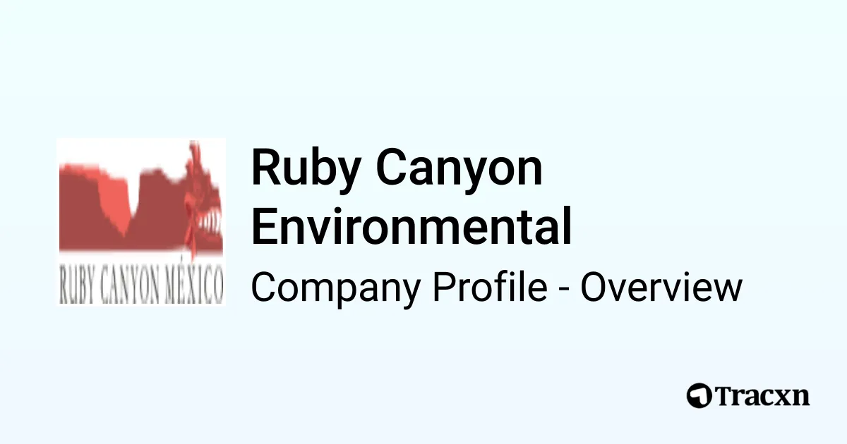Ruby Canyon Auto Racks Ruby Canyon Environmental - 2026 Company Profile & Competitors - Tracxn