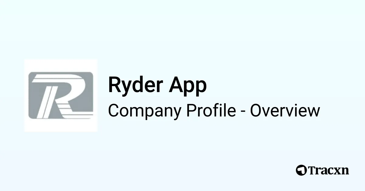 Ryder App - 2026 Company Profile, Team & Competitors - Tracxn