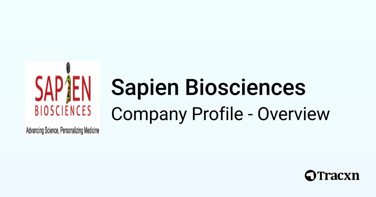 Sapien Biosciences - 2026 Company Profile, Team, Funding, Competitors ...