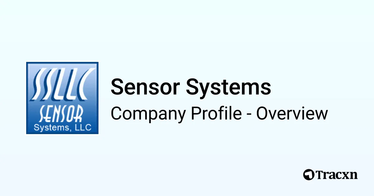 Sensor Systems - 2026 Company Profile & Competitors - Tracxn