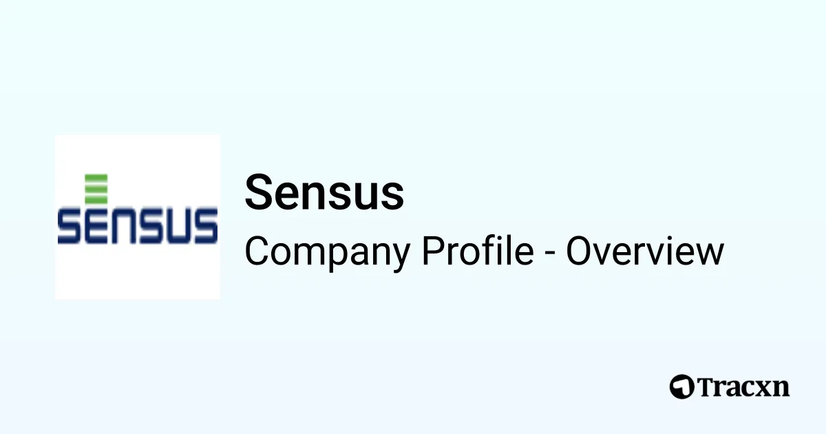 Sensus Distributor Map Sensus - 2026 Company Profile, Team & Competitors - Tracxn