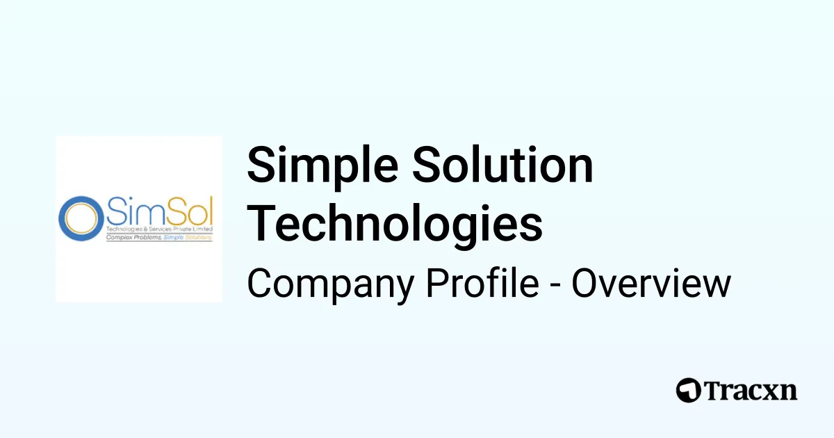 Simple Solution Technologies - 2026 Company Profile & Competitors - Tracxn
