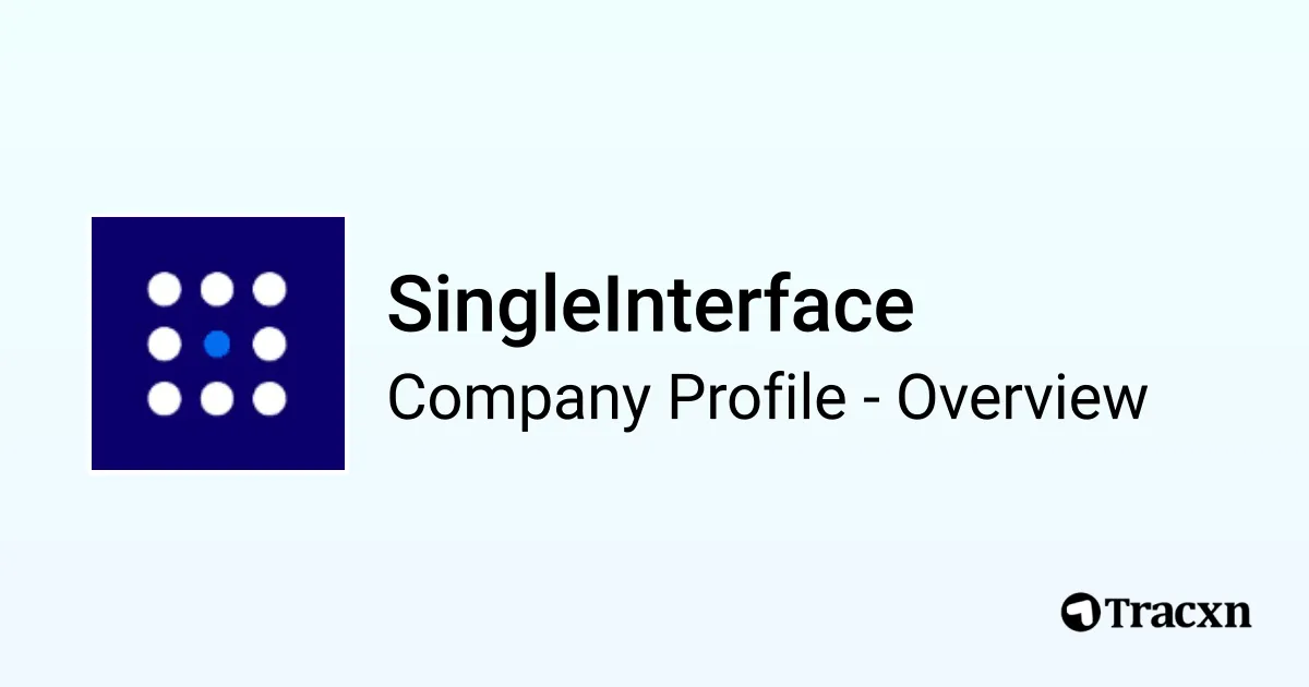 SingleInterface - 2026 Company Profile, Team, Funding, Competitors ...