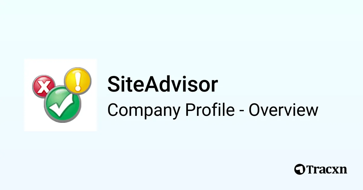 Siteadvisor Computer SiteAdvisor - 2026 Company Profile, Team, Funding & Competitors - Tracxn