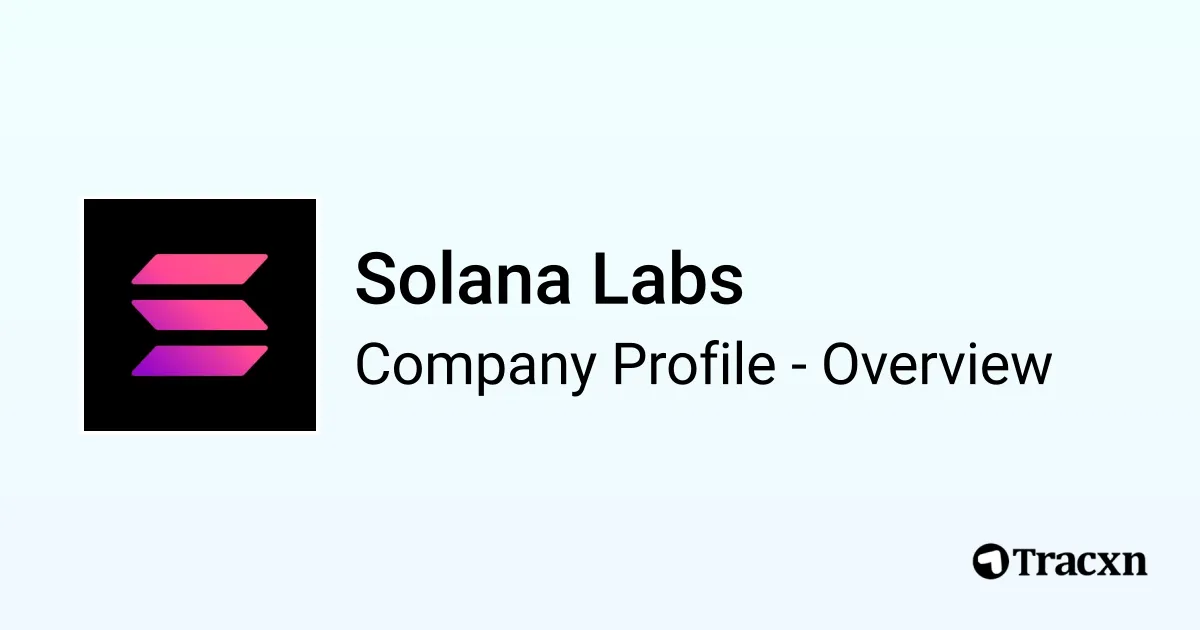 Solana Labs - 2026 Company Profile, Funding & Competitors - Tracxn