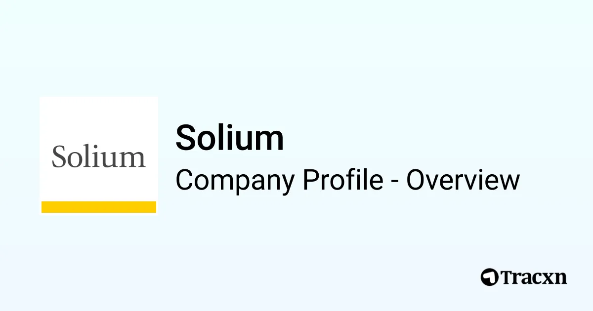 Solium - 2026 Company Profile, Team, Funding & Competitors - Tracxn