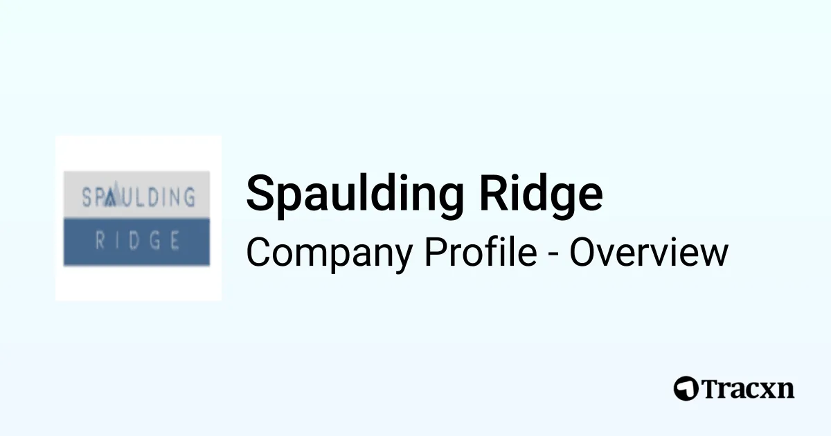 Spaulding Ridge Manila Spaulding Ridge - 2026 Company Profile, Team & Competitors - Tracxn