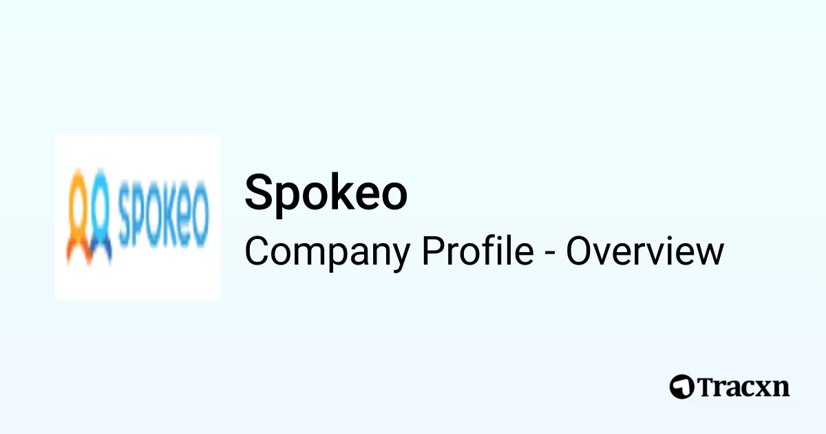 Spokeo - 2025 Company Profile, Team & Competitors - Tracxn