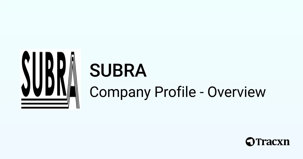 SUBRA - 2026 Company Profile, Team, Funding, Competitors & Financials ...