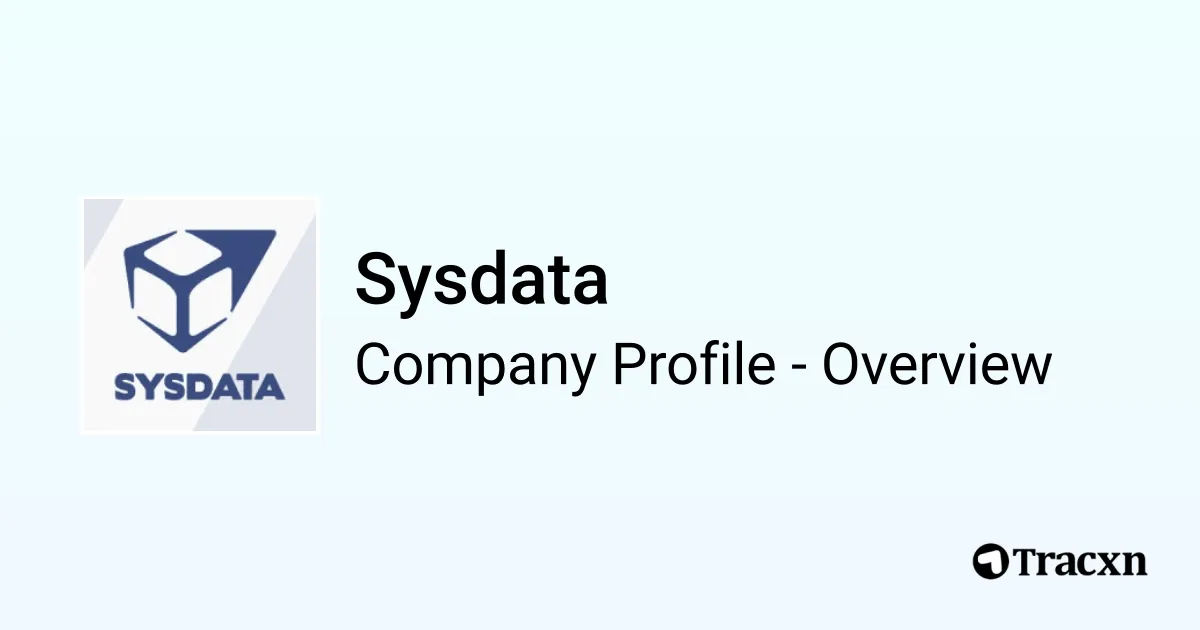 Sys Data Sysdata - 2026 Company Profile, Team & Competitors - Tracxn