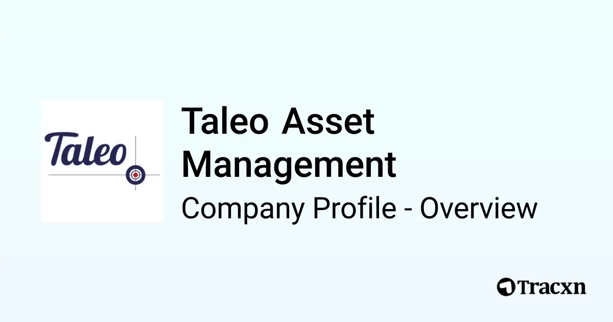 Taleo Asset Management - 2026 Company Profile & Competitors - Tracxn