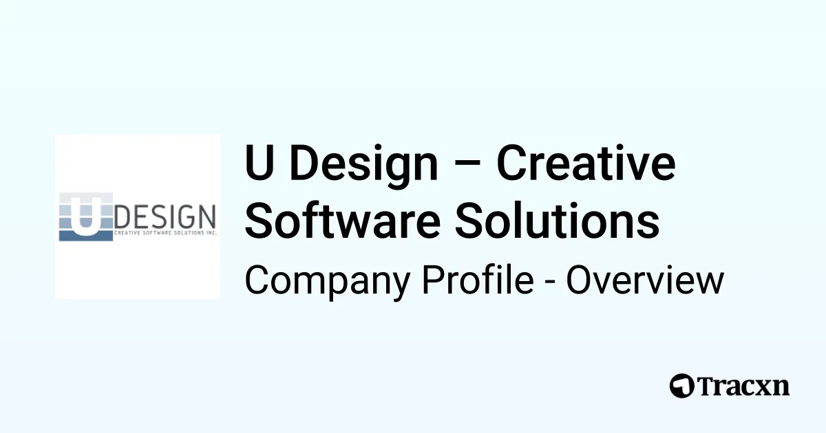 U Design – Creative Software Solutions - 2026 Company Profile ...