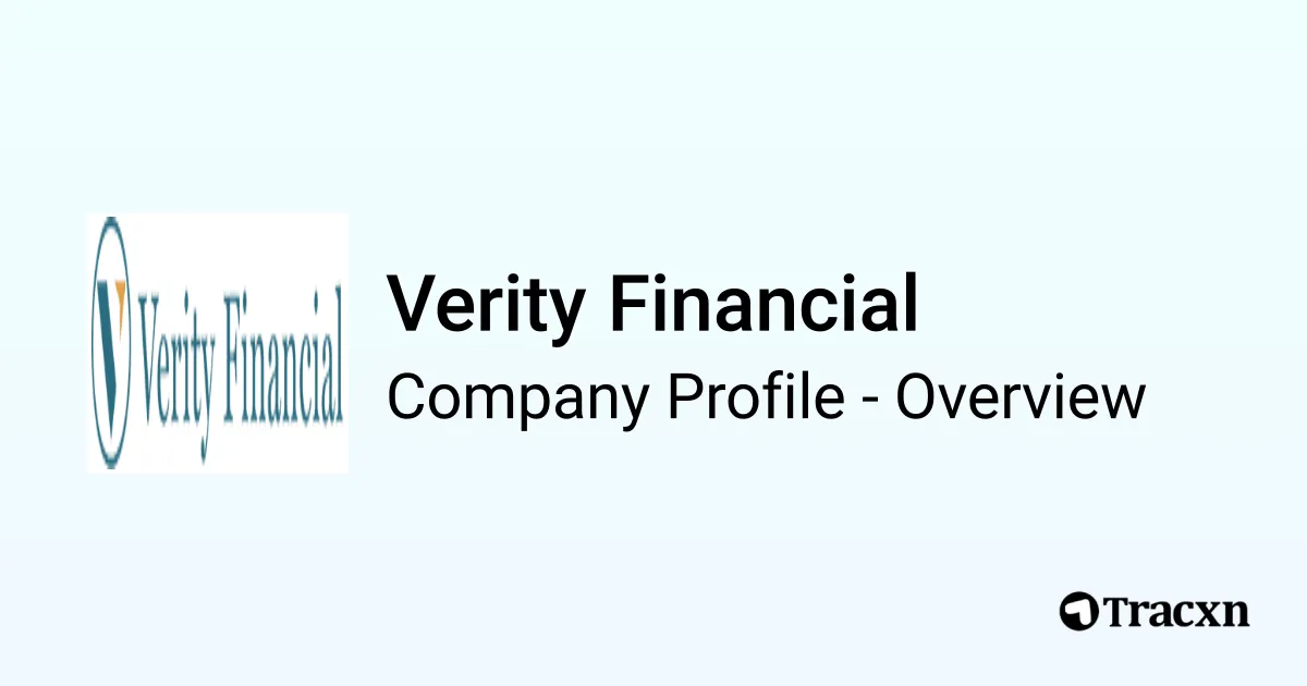 Verity Financial - 2025 Company Profile & Team - Tracxn