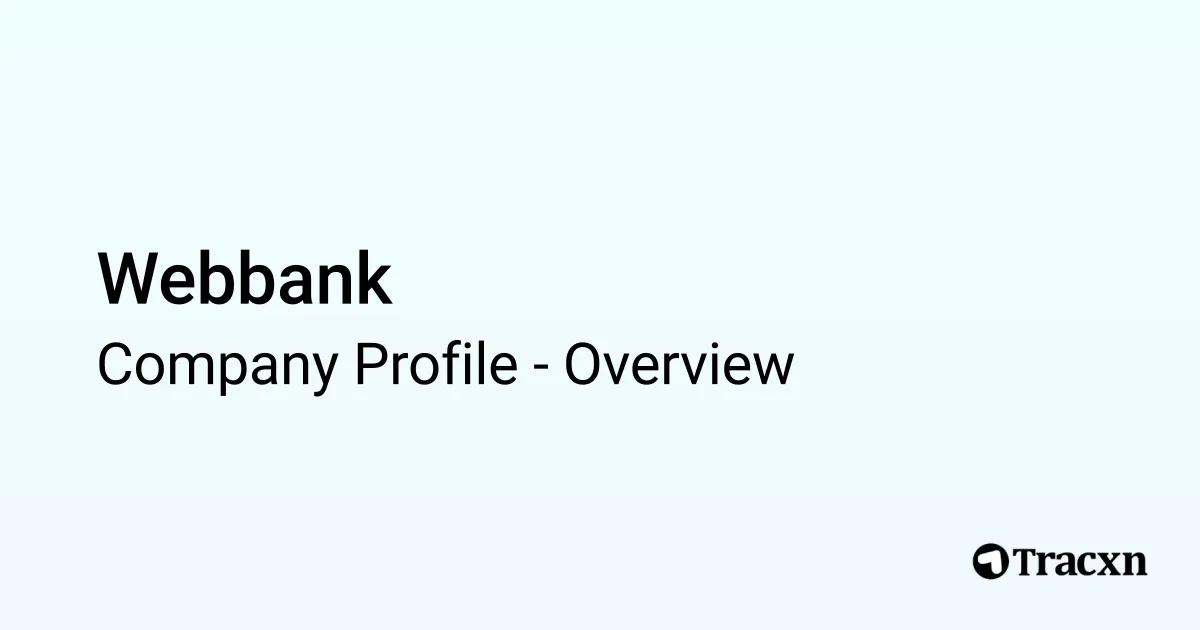Webbank Ap Card Screen Webbank - 2026 Company Profile, Funding & Competitors - Tracxn