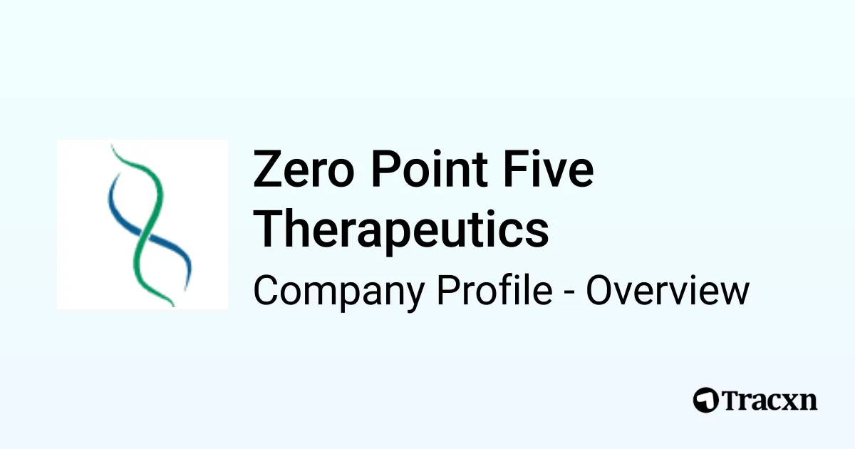 Zero Point Five Therapeutics - 2026 Company Profile, Funding ...