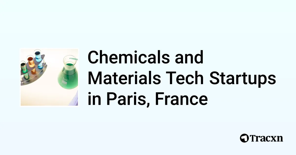 Top startups in Chemicals and Materials Tech in Paris, France (Nov ...