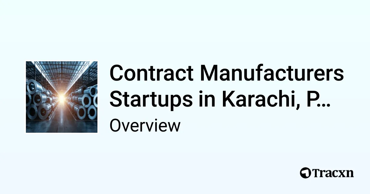 Contract Manufacturers in Karachi, Pakistan - 2025 Market & Investments ...