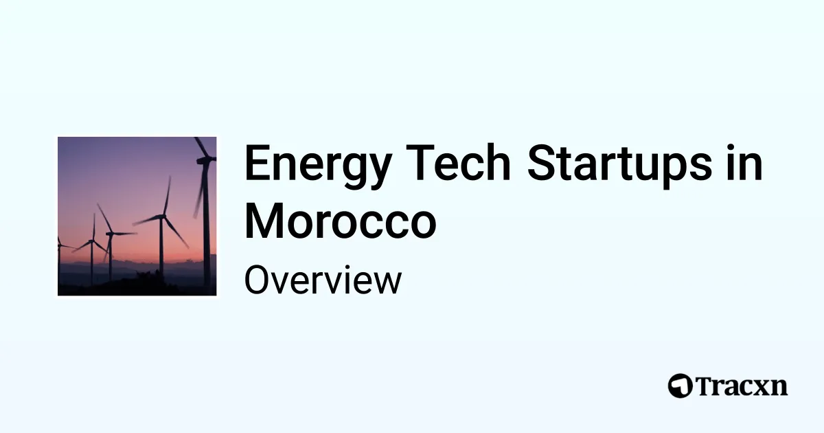 Energy Tech in Morocco - 2025 Market & Investments Trends - Tracxn