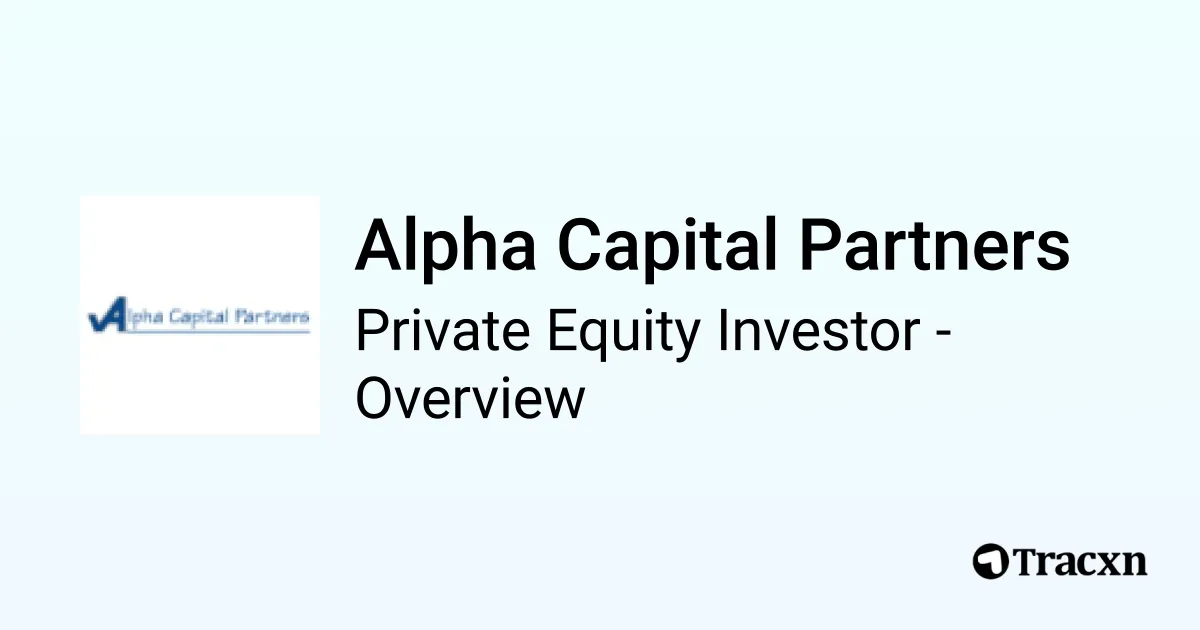 Alpha Capital Partners - 2026 Investor Profile, Portfolio, Team & Exits ...