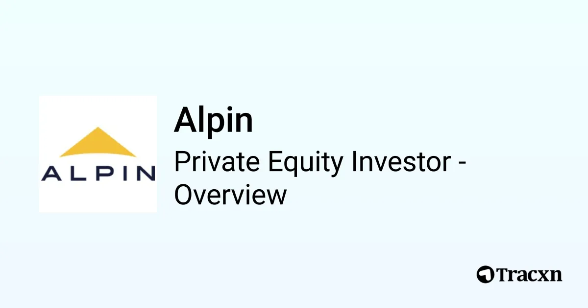 Alpin - 2026 Investor Profile, Portfolio, Team & Exits - Tracxn