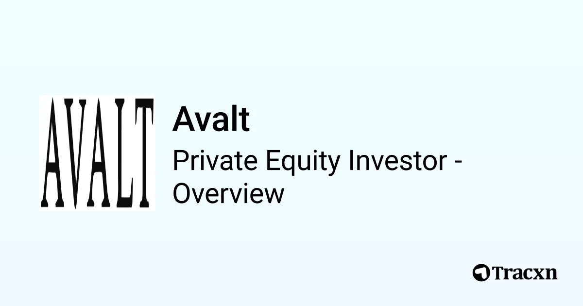 Avalt - 2026 Investor Profile, Portfolio, Team & Exits - Tracxn