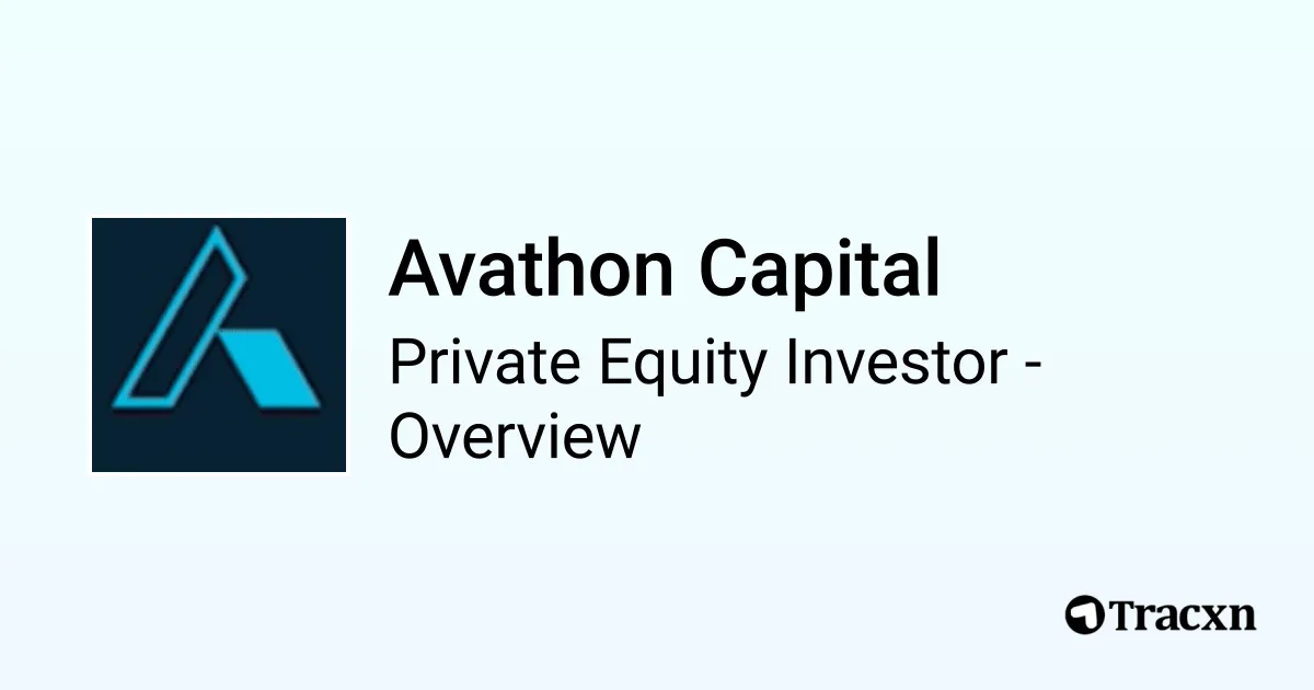 Avathon Capital - 2026 Investor Profile, Portfolio, Team & Exits - Tracxn