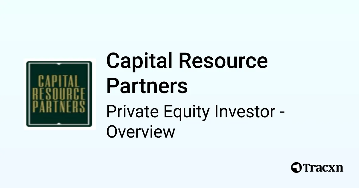 Capital Resource Partners - 2025 Investor Profile, Portfolio, Team ...