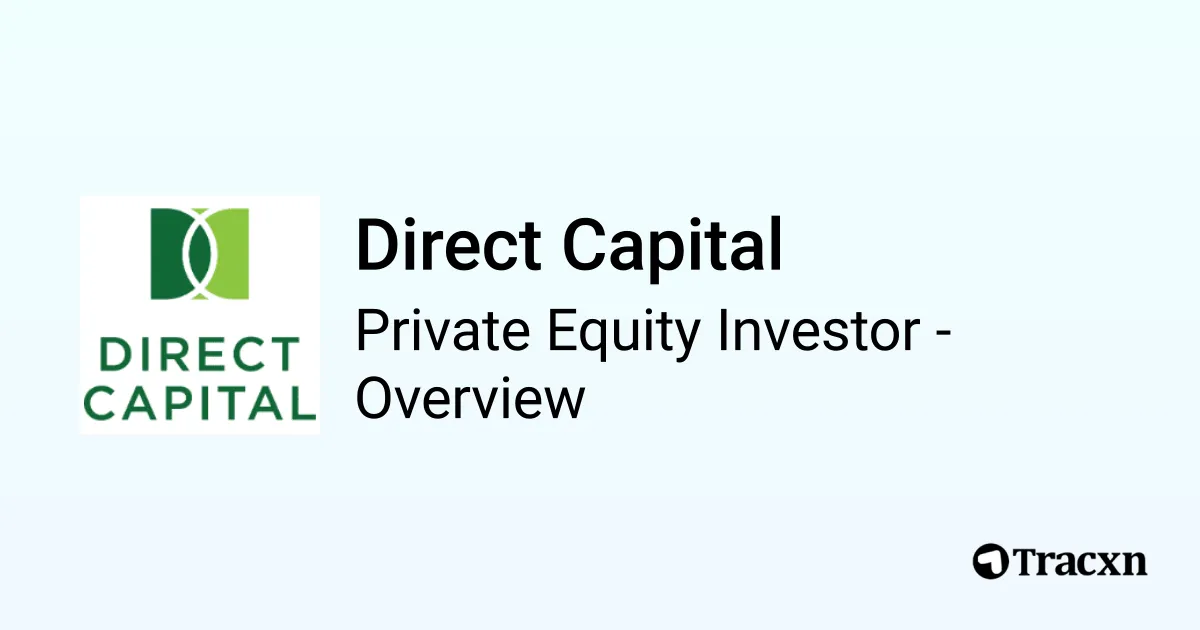 Direct Capital - 2025 Investor Profile, Portfolio, Team & Exits - Tracxn