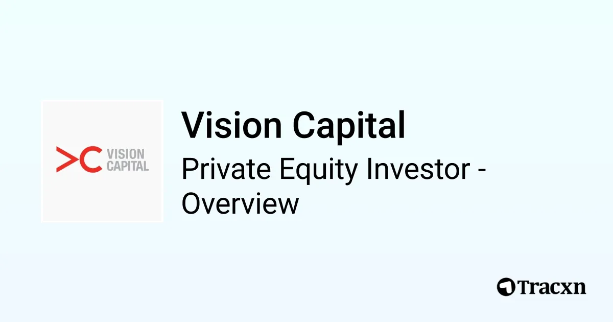 Vision Capital - 2026 Investor Profile, Portfolio, Team & Exits - Tracxn