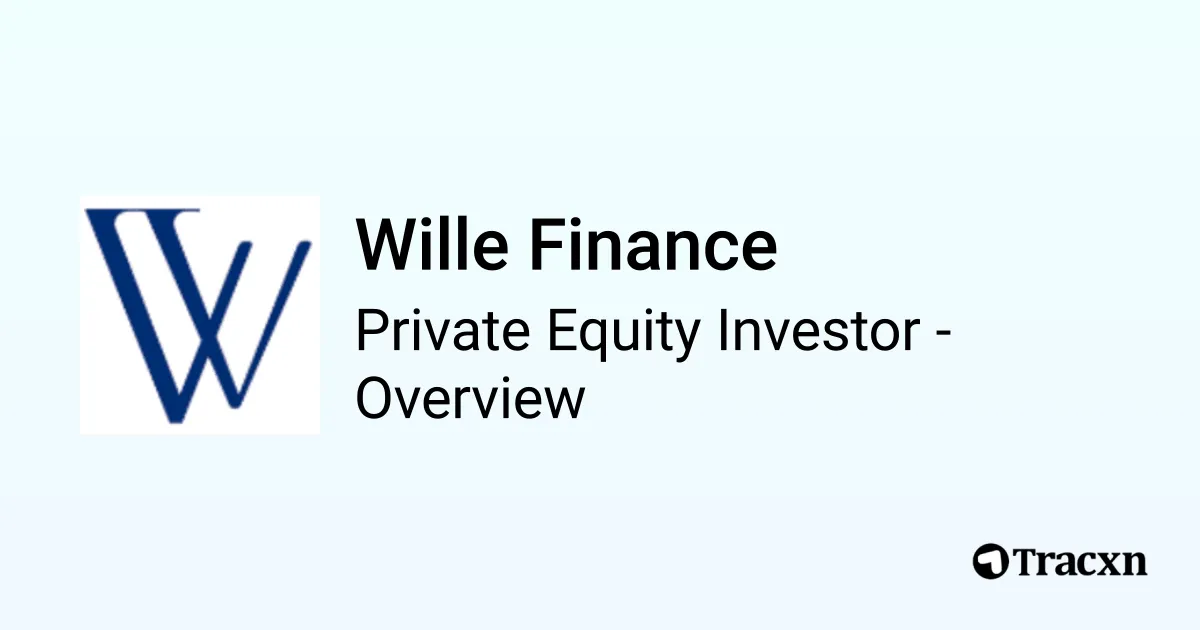 Wille Finance - 2026 Investor Profile, Portfolio, Team & Exits - Tracxn